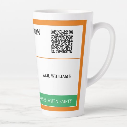 処方箋 カフェラテマグ (右)