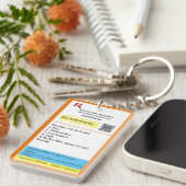 処方箋 キーホルダー (正面右)