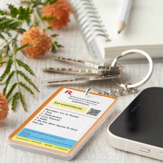 処方箋 キーホルダー (正面右)