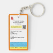 処方箋 キーホルダー (裏面)