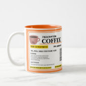 処方箋RX処方コーヒー ツートーンマグカップ (左)