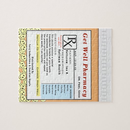 処方薬おもしろいをすぐに治す ジグソーパズル (横)