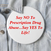 処方薬の乱用を…賛成しますに…拒否して下さい 缶バッジ (インサイチュ)