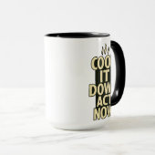 処理するには熱すぎる – 頭を溶けているマグカップ マグカップ (正面右)