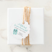 処理の踊り足ビーチ結婚式ビーチサンダル フェイバータグ (インサイチュ)