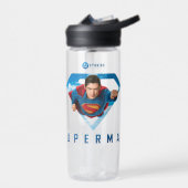 処理中の鉄鋼製の男 ウォーターボトル (左面)