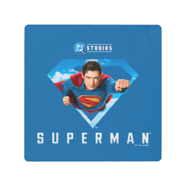 処理中の鉄鋼製の男 メタルプリント (正面)