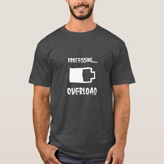 処理... オーバーロード Tシャツ (正面)