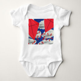 凧とクルーズ ベビーボディスーツ