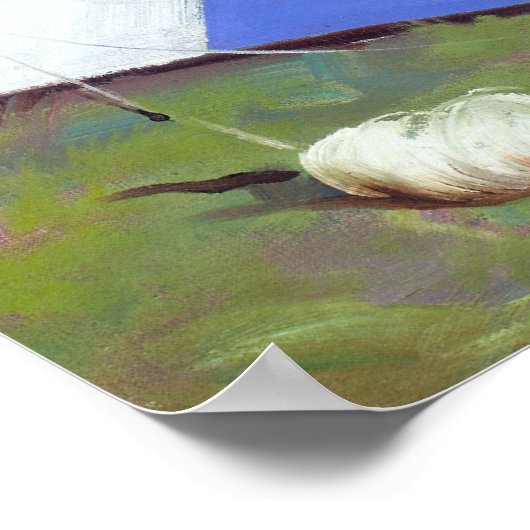 凧とピン留め ポスター (角)