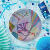 凧のパーティーを飛ばすカラフルなおもしろい ペーパープレート (パーティー)