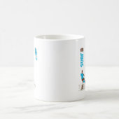 凧の波 コーヒーマグカップ (中央)