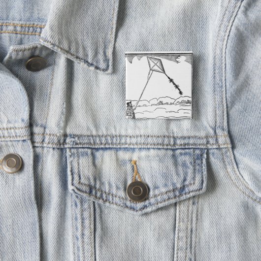 凧の飛行 缶バッジ (インサイチュ)