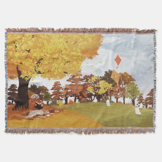 凧を揚げよう スローブランケット (正面)