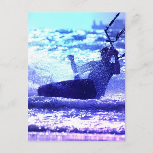 凧サーフィンはがき ポストカード (正面)