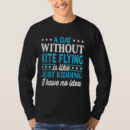 凧揚げのない日 凧揚げ Tシャツ (正面)
