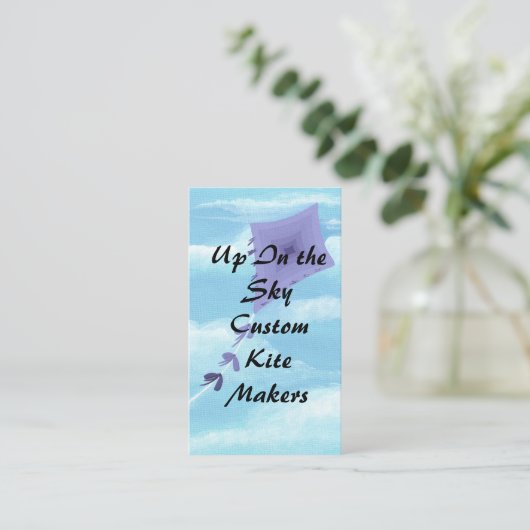 凧揚げ業カスタム者用名刺 名刺 (スタンド正面)