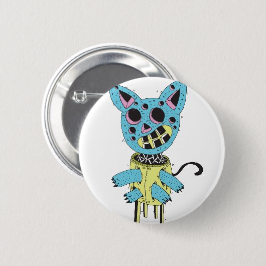 凧猫 缶バッジ (正面&裏面)