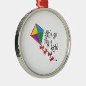 凧行くために割り当てますはえ メタルオーナメント (右)