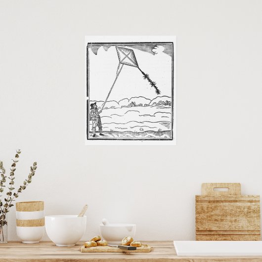 凧飛んでいる ポスター (キッチン)