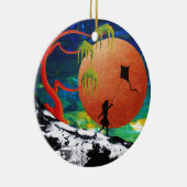 凧 セラミックオーナメント (右)