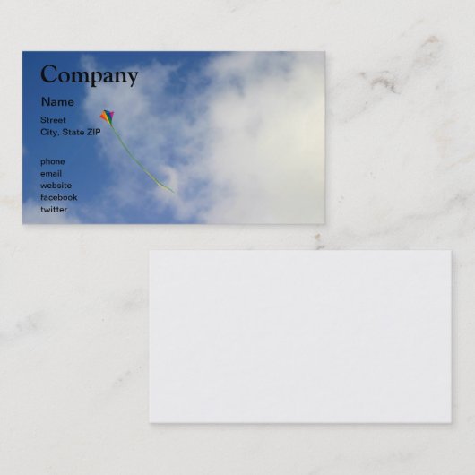 凧 名刺 (正面/裏面)