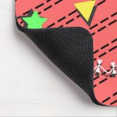 凧、星、三角形、および曲線 マウスパッド (コーナー)