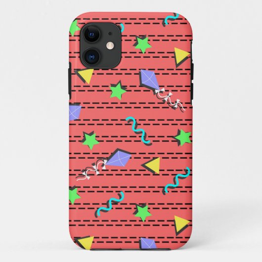 凧、星、三角形、および曲線 Case-Mate iPhoneケース (裏面)