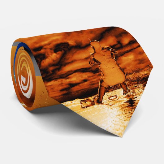 凧Kitesurfing Kiteboarding ネクタイ (ロール)
