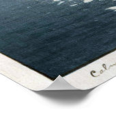 凪静,吉田博穏やかな風，吉田博，ウッドカット ポスター (角)