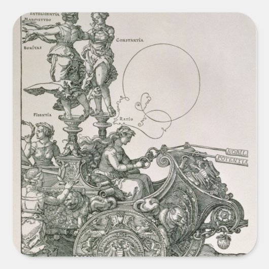 凱旋素晴らし戦車 スクエアシール (正面)