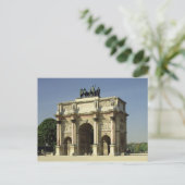 凱旋門デュカルーセルのビュー ポストカード (スタンド正面)