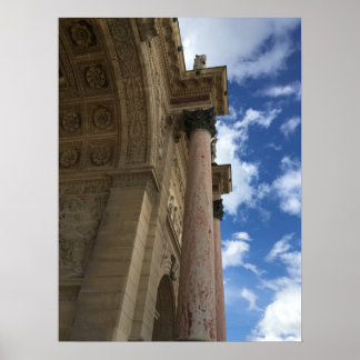 凱旋門デュカルーセル葉書 ポスター