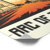 凱旋門パリフランス名物トラベルプレイス ポスター (角)