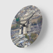 凱旋門パリフランス ラウンド壁時計 (傾斜)