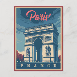 凱旋門ヴィンテージ葉書 ポストカード
