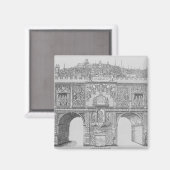 凱旋門、ウィリアム・キップ刻印、1604 マグネット (正面/裏面)