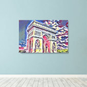 凱旋門 キャンバスプリント (インサイチュ (ウッドフロア))