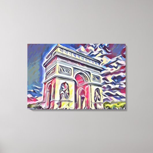 凱旋門 キャンバスプリント (正面)