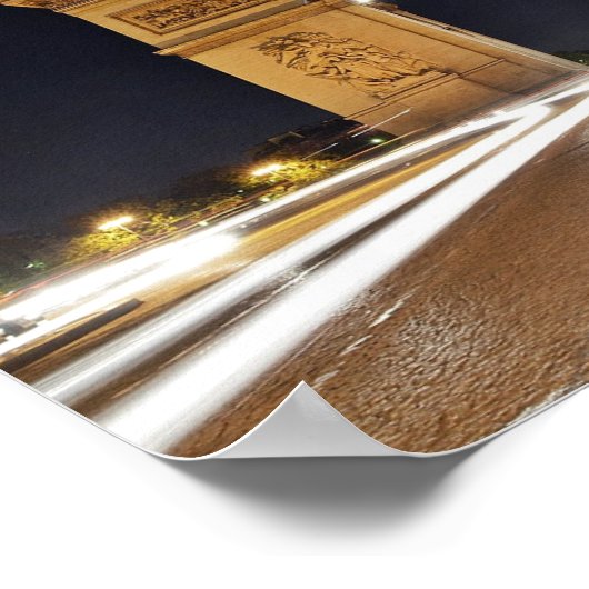 凱旋門,パリ ポスター (角)