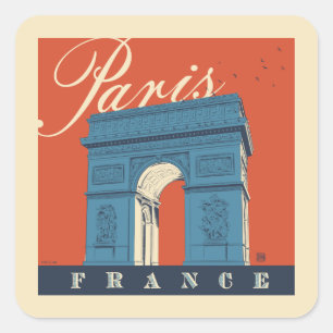 凱旋門 フランス,パリ スクエアシール