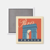 凱旋門 |フランス，パリ マグネット (正面/裏面)