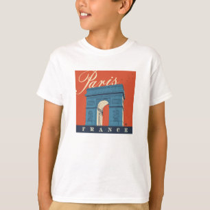 凱旋門 フランス,パリ Tシャツ