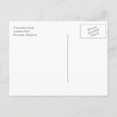 凱旋門、ブリュッセル、ベルギー、ジュビリーパーク ポストカード (裏面)