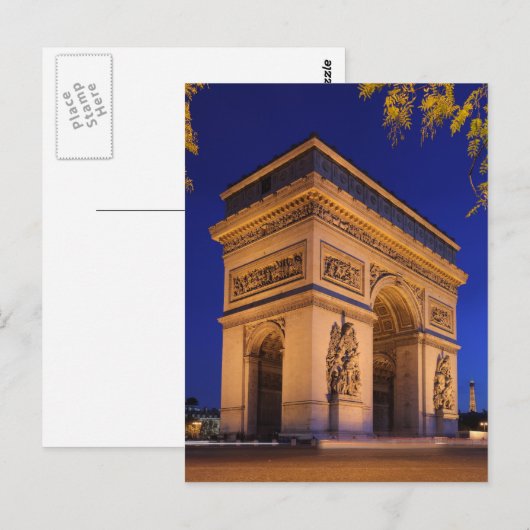 凱旋門 ポストカード (正面/裏面)