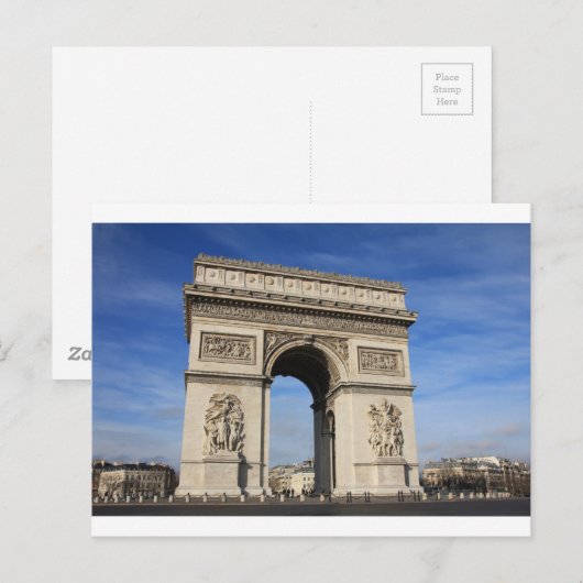 凱旋門 ポストカード (正面/裏面)
