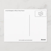 凱旋門 ポストカード (裏面)