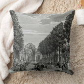 凱旋門、南のHandelの彫像 クッション (ブランケット)