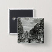 凱旋門、南のHandelの彫像 缶バッジ (正面&裏面)