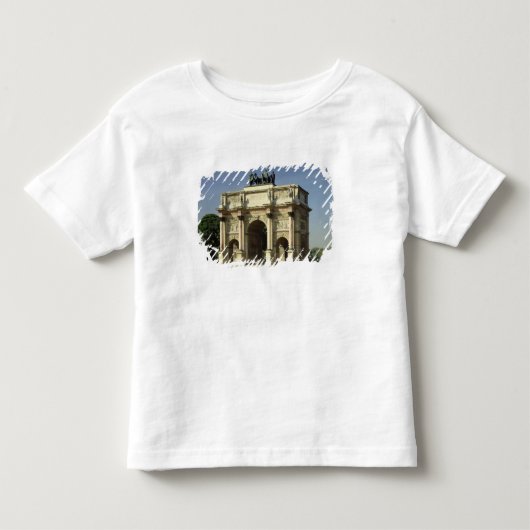 凱旋門du Carrouselの眺め トドラーTシャツ (正面)